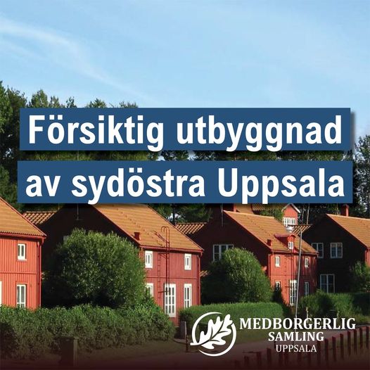 Försiktig utbyggnad av sydöstra Uppsala.
