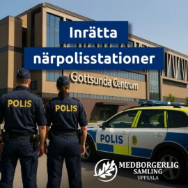 Inrätta närpolisstationer