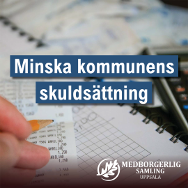 Minska kommunens skuldsättning